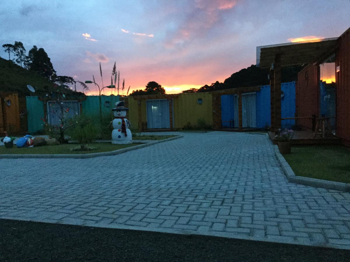 Villa Dos Ventos Hospedagem Container Bom Jardim da Serra Ngoại thất bức ảnh
