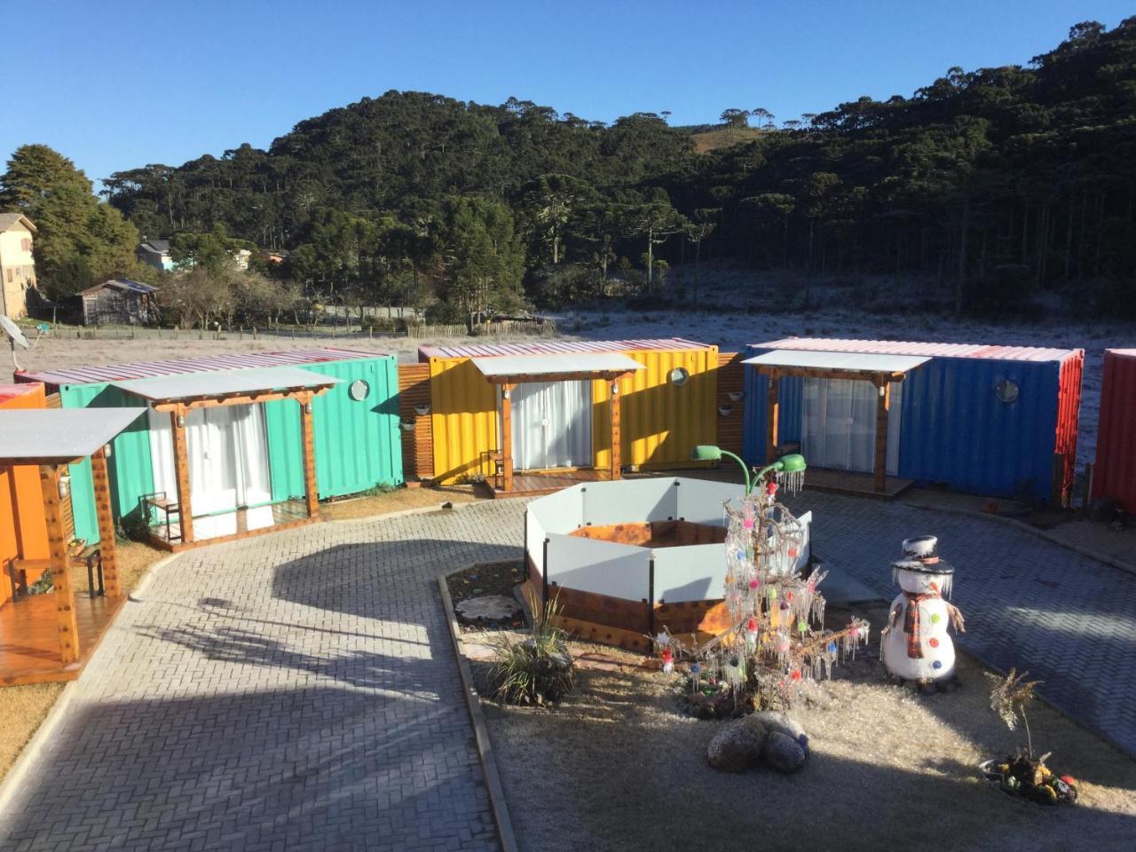 Villa Dos Ventos Hospedagem Container Bom Jardim da Serra Ngoại thất bức ảnh
